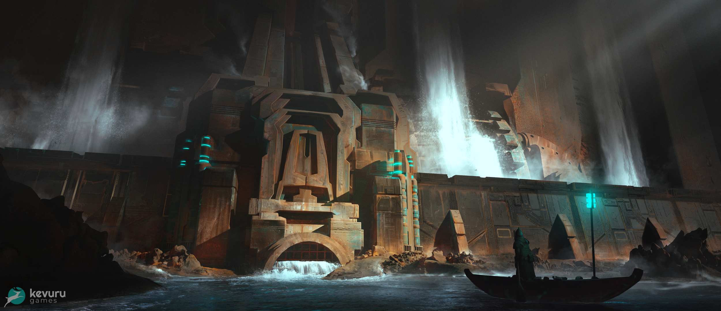 2D art - Ancient watergate 1